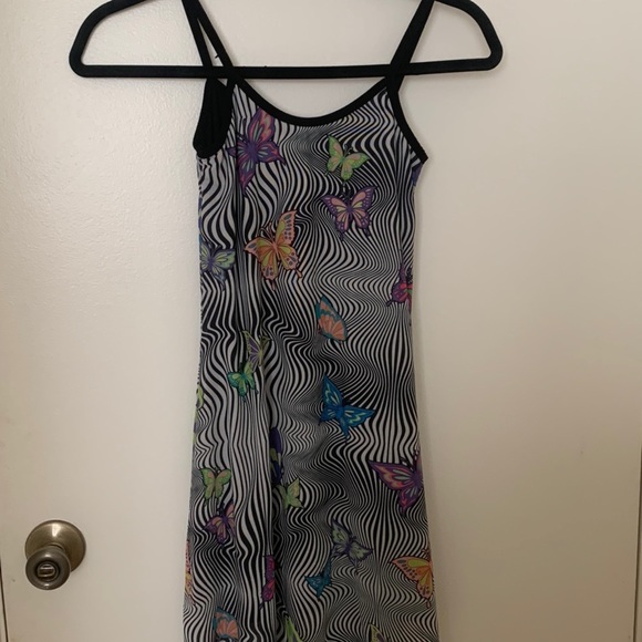 Dresses & Skirts - Y2k Rave butterfly mini dress